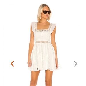 Free People Verona White Lace Dress